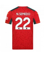 Wolves Nelson Semedo #22 Venkovní Dres 2023-24 Krátký Rukáv